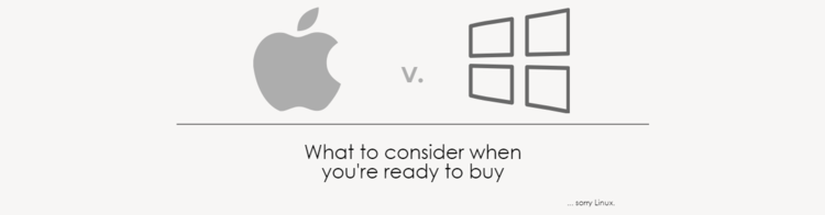 poindexter discusses what array of things to consider when deciding between an Apple or Windows computer